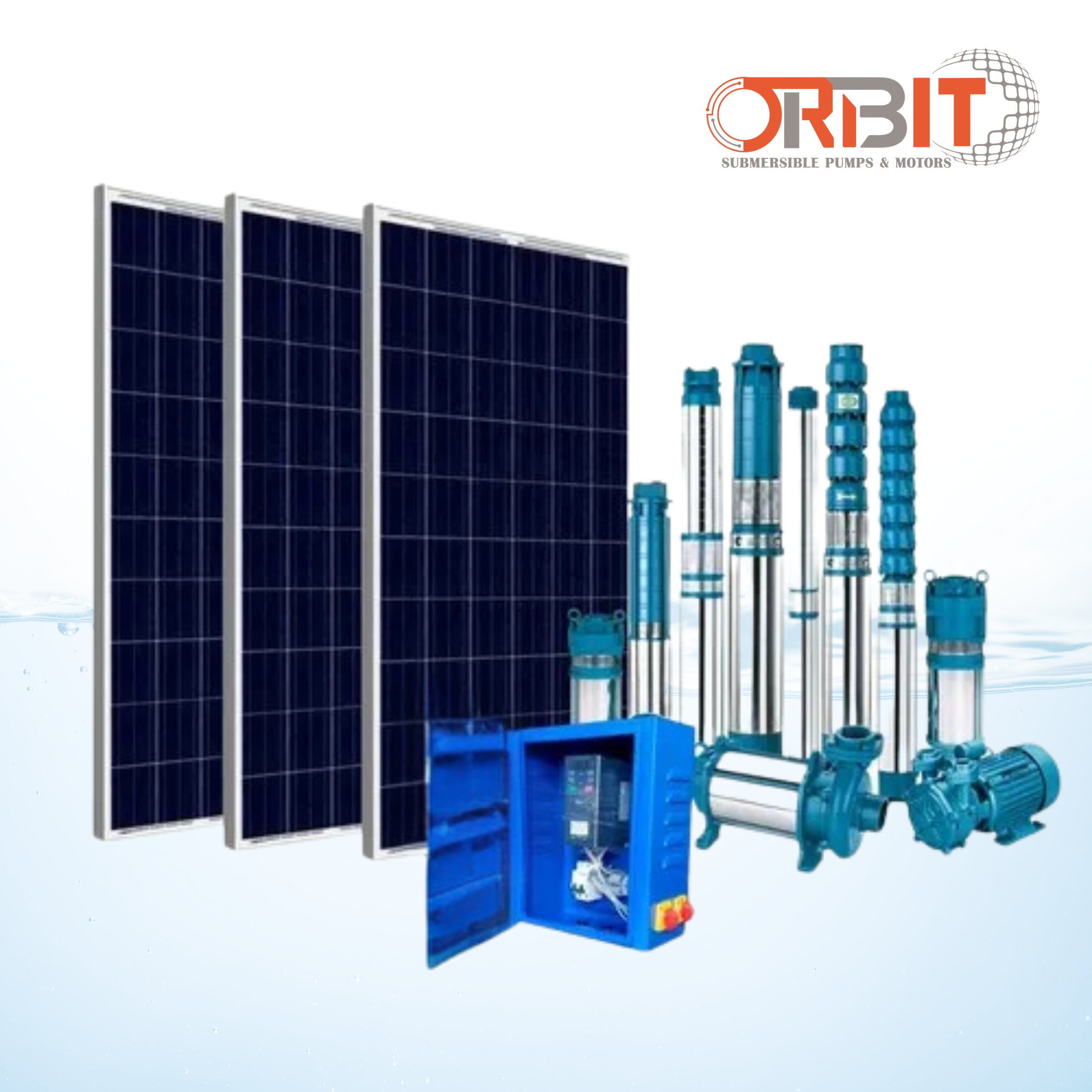 Orbit-Solar Dc Submersible Pump Set