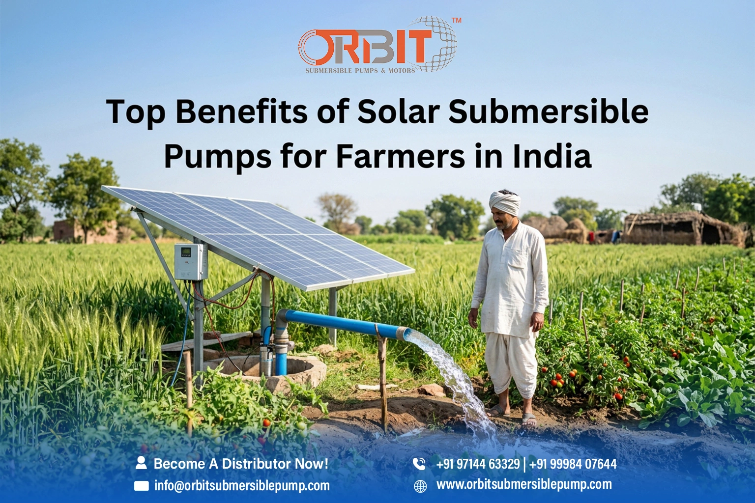 Top Benefits of Solar Submersible Pumps for Farmers in India - Thumbnail