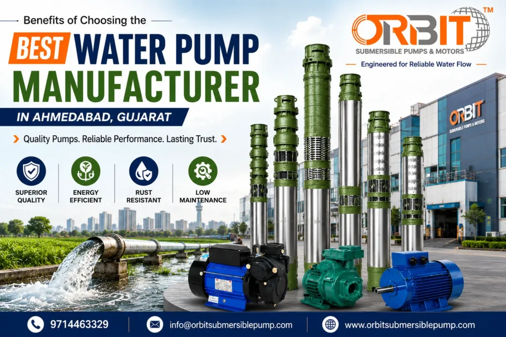 Best Water Pump Manufacturer in Ahmedabad, Gujarat