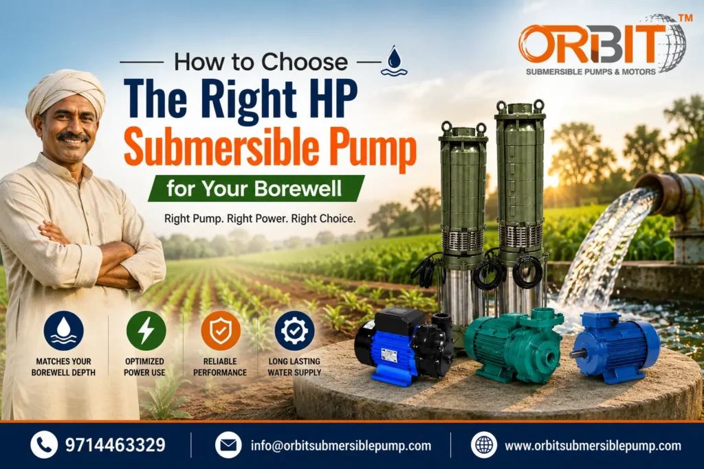 How to Choose the Right HP Submersible Pump for Your Borewell