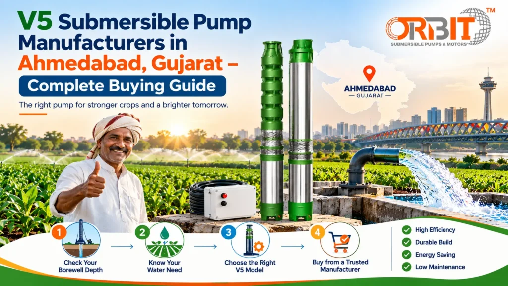 V5 Submersible Pump Manufacturers in Ahmedabad, Gujarat – Complete Buying Guide